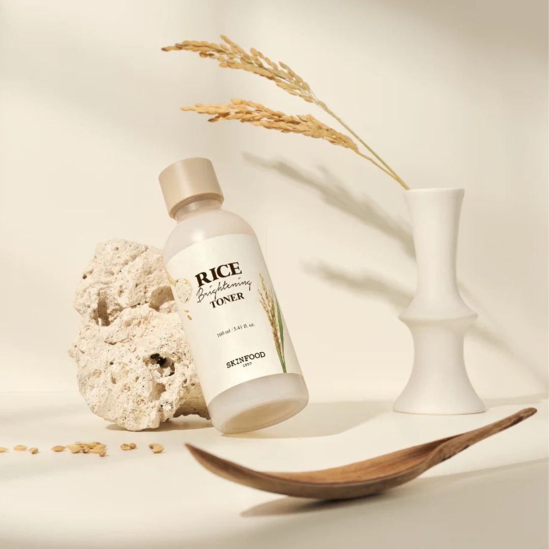Skinfood - Rice Brightening Toner - Hydrating toner with rice - 160ml