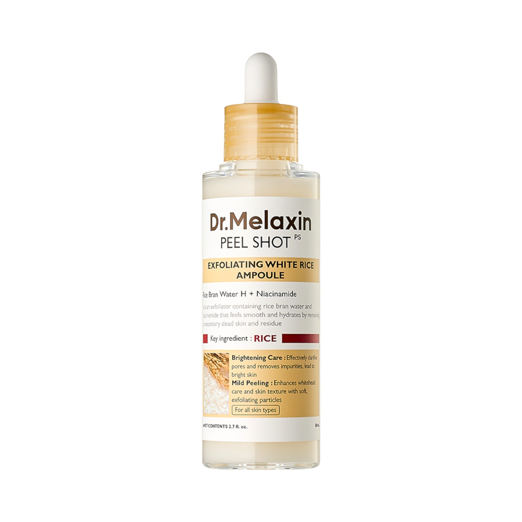 Dr.Melaxin - Peel Shot Exfoliating White Rice Ampoule - 80ml